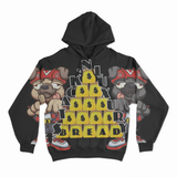 Load image into Gallery viewer, Full Print Stack&#39;n Luxury Bread Winter Black Hoodie